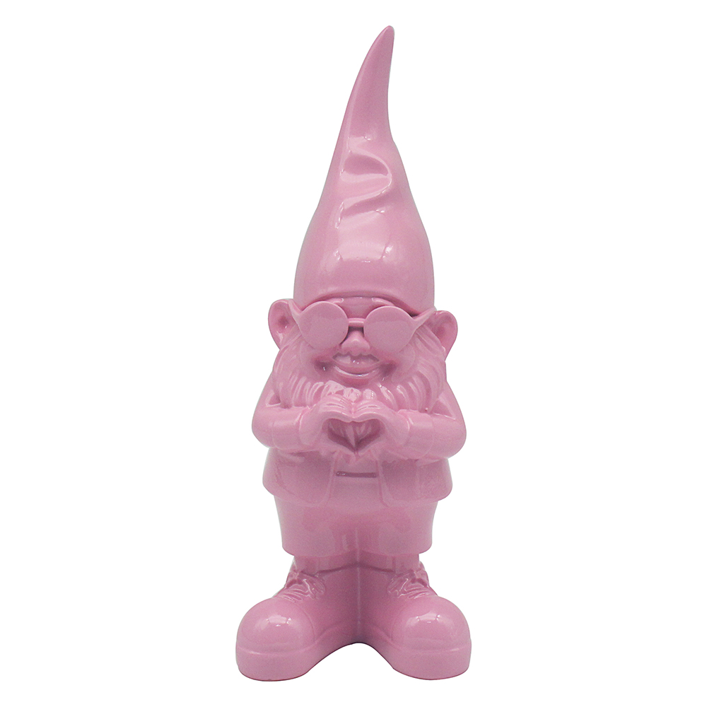 Statue Gnomes Behaving Badly Pink 20cm