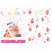 Poppyhill 12 Pack Cards C50 Birthday Niece