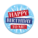 Small Badges Happy Birthday Male 6pk
