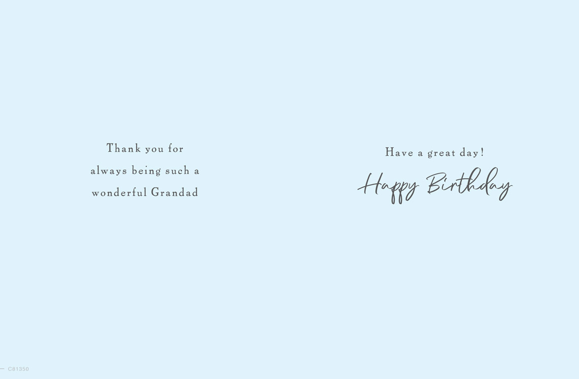 Regal 6 Pack Cards 8x6 Birthday Grandad