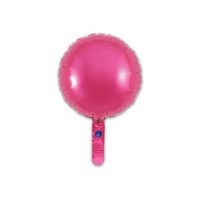 Oaktree Hot Pink Round 9" Foil Balloon (Loose)