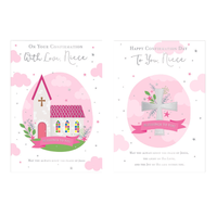 Poppyhill 12 Pack Cards C50 Confirmation Niece