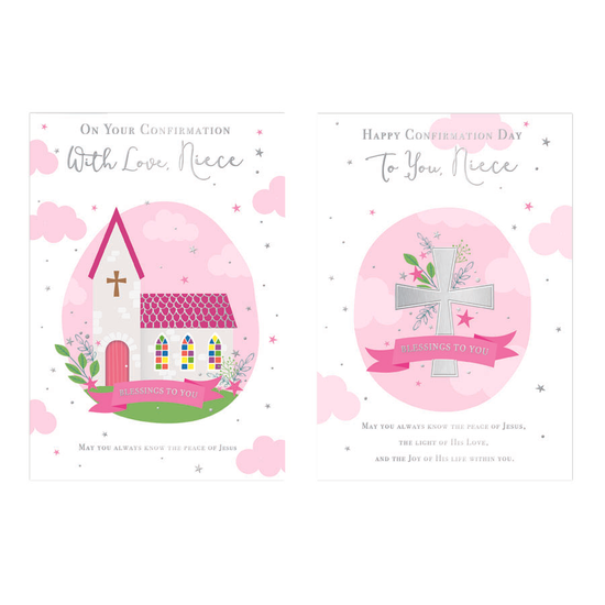 Poppyhill 12 Pack Cards C50 Confirmation Niece