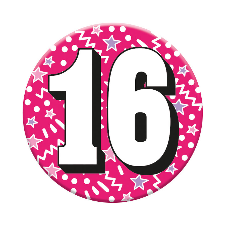 Small Badges Age 16 Female 6pk