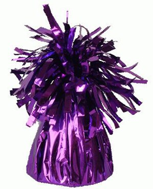 Oaktree Tassel Balloon Weight Purple 6oz