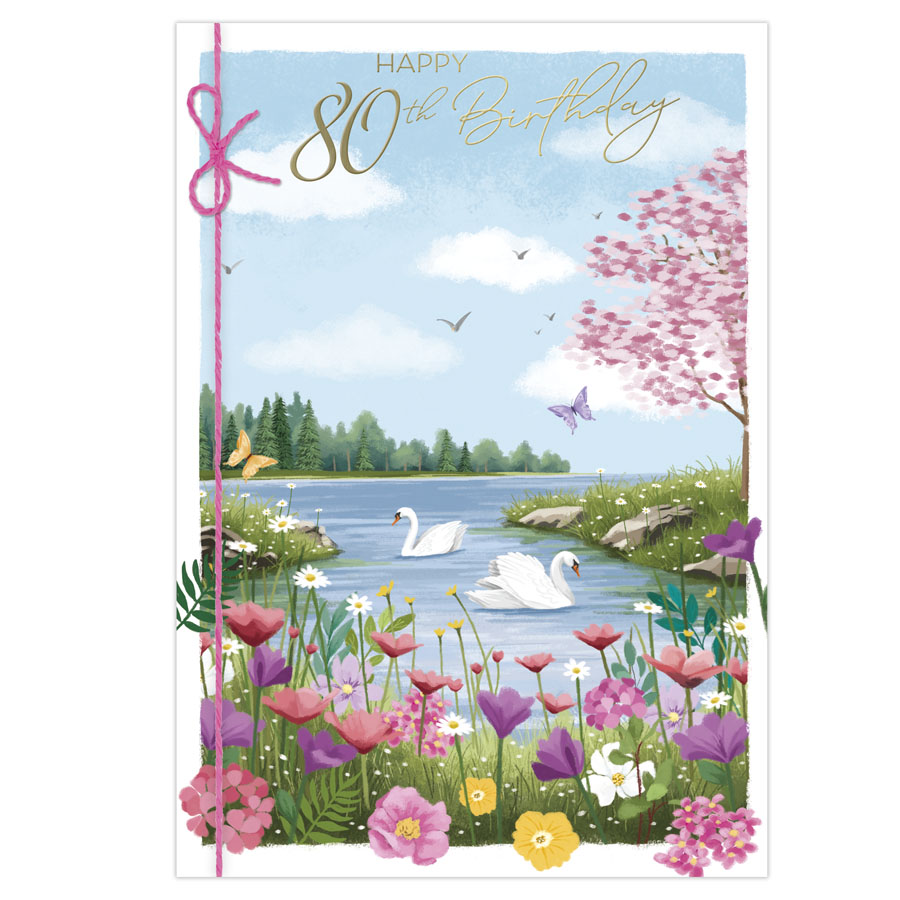 Prelude 6 Pack Cards C50 Birthday Age 80