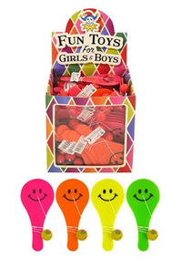 Henbrandt Bat Ball Smiley 12cm 96pk