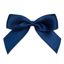 Italian Options 12 Pack Ribbon Bows Navy Blue 5cm
