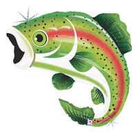 Rainbow Trout 29" Large Foil Balloon