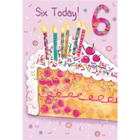 Simon Elvin C50 Birthday Age 6 6pk