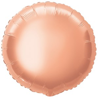 Unique Foil Balloon Rose Gold Round 18