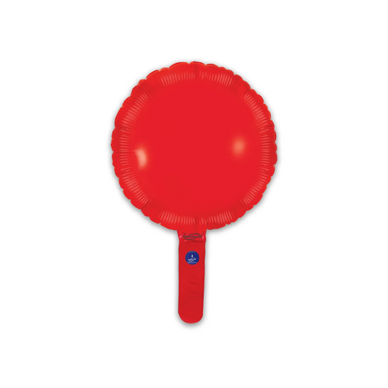 Oaktree Red Round 9" Foil Balloon (Loose)