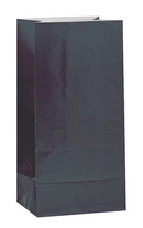 Unique 12 Pack Sweet Bags Paper Midnight Black