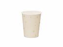 Eid Golden Stars 220ml Paper Cups 6pk