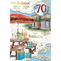 Xpress Yourself C75 Birthday Age 70 Husband 6pk