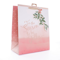Tiger Feet Gift Bag Christmas Text X-Large 12pk
