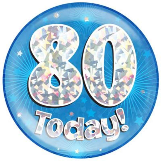 Oaktree Badge 80 Today Blue Jumbo 6