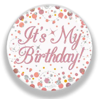 Oaktree Sparkling Fizz Badge Birthday Rose Gold 3