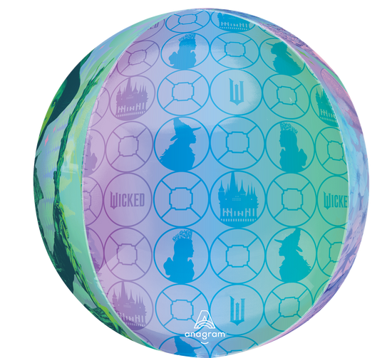 Anagram Foil Balloon Orbz Wicked: For Good 16"