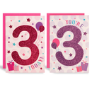 Poppyhill C50 Birthday Age 3 12pk