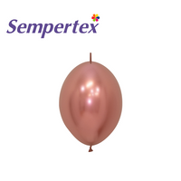 Sempertex Reflex Rose Gold 6" Link-O-Loon 50pk