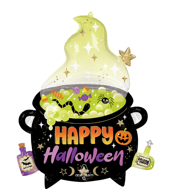 Anagram Witches Brew Cauldron 30" Foil Balloon
