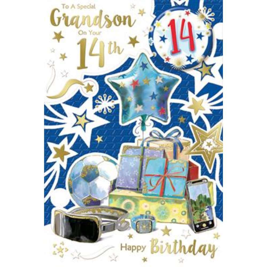 Xpress Yourself C75 Birthday Age 14 Grandson 6pk