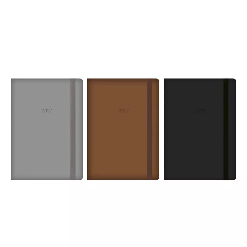 Diary A4 WTV PU Embossed 2027 12pk