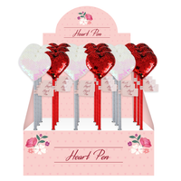 Eurowrap 18 Pack Pen Sequin Heart