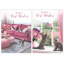 Poppyhill 12 Pack Cards C50 Best Wishes