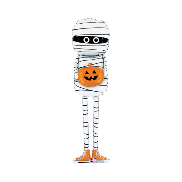 Grabo Mummy With Pumpkin 65" Foil Balloon