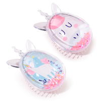 Shaped Glitter Hair Brush Unicorn Magic