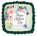 Tri foil balloon celebrating Mother's Day with ruffles design, 36-inch size, perfect for festive occasions and special messages.