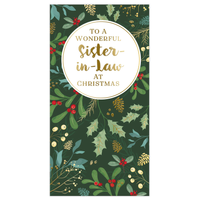 Prelude 6 Pack Cards C55 Christmas Sister-In-Law