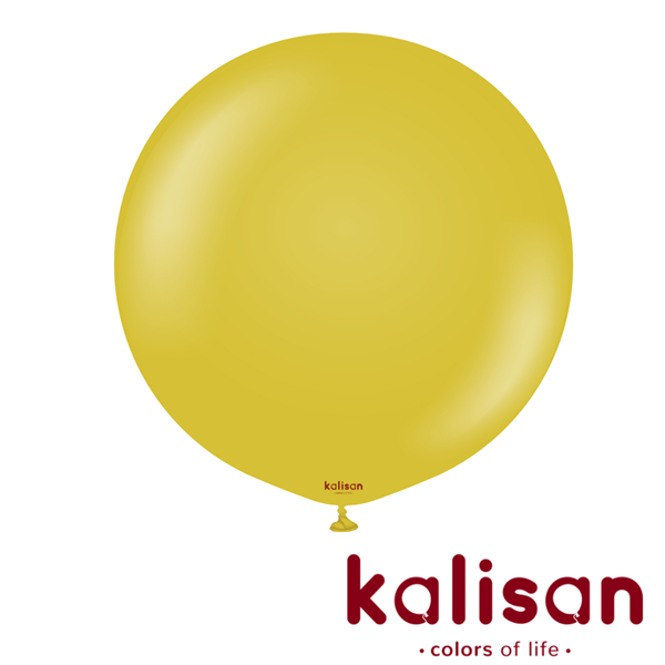 Kalisan Retro Mustard Yellow 36" Latex 2pk