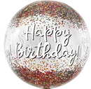 Anagram Birthday Sequins 15" Orbz Foil Balloon