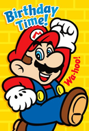 Hallmark 6 Pack Cards C32 Birthday Mario