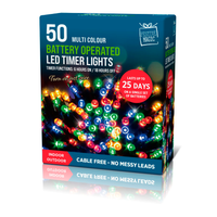 LED Lights Timer Multi 50pk