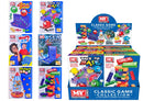 Set of 12 assorted toy games from Kandy Toys, including colorful puzzles and handheld game pieces, ideal for kids' entertainment.