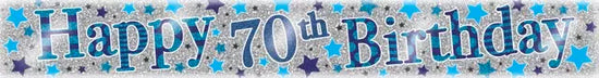 Banner 70th Birthday 12pk
