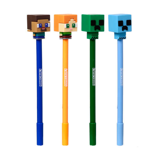 Minecraft Erasable Pen W/Topper (Design May Vary)