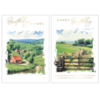 Poppyhill 12 Pack Cards C50 Birthday Open