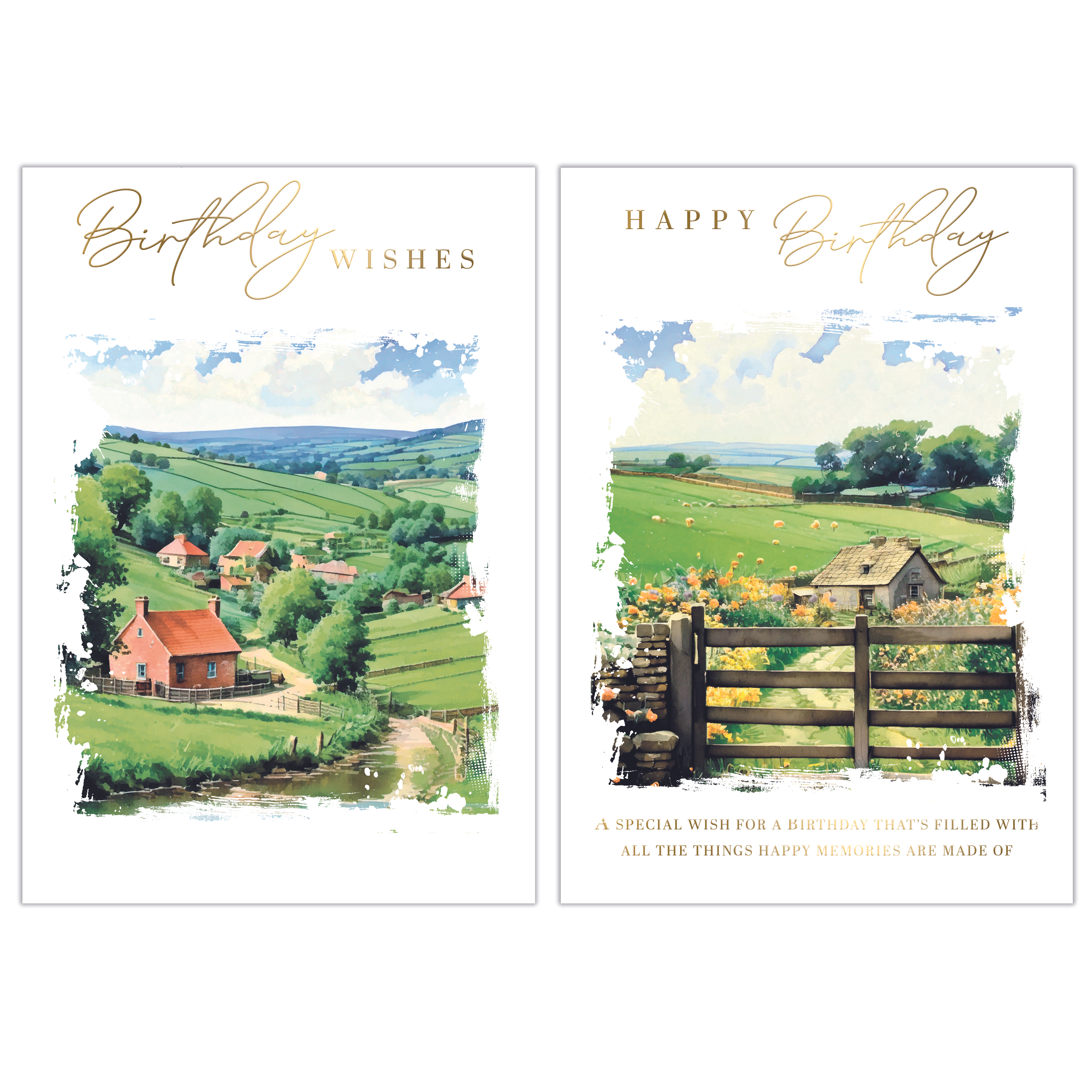 Poppyhill 12 Pack Cards C50 Birthday Open