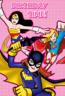 Hallmark 6 Pack Cards C32 Birthday Superheroes
