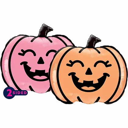 Prima Foil Balloon Smiling Jack O' Lantern 20"