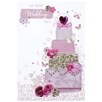Set of six Simon Elvin wedding cards featuring elegant designs for everyday wedding occasion.