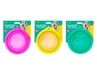 Collapsible Pet Bowl 18cm (Colour May Vary)