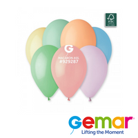 Gemar Macaron Assorted 13" Latex Balloons 50pk