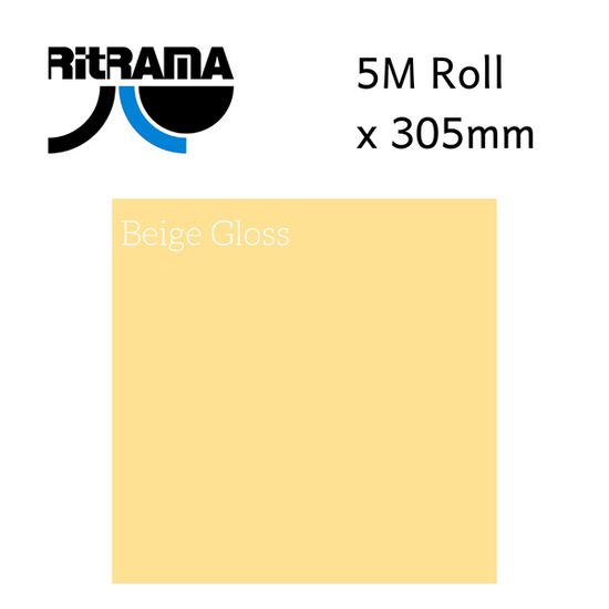 Ritrama Vinyl L Grade Gloss Beige 305mm x 5m