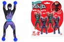 Kandy Toys Ninja Wall Climbers 4-pack of colorful toy figures with ninja designs on a plain background.